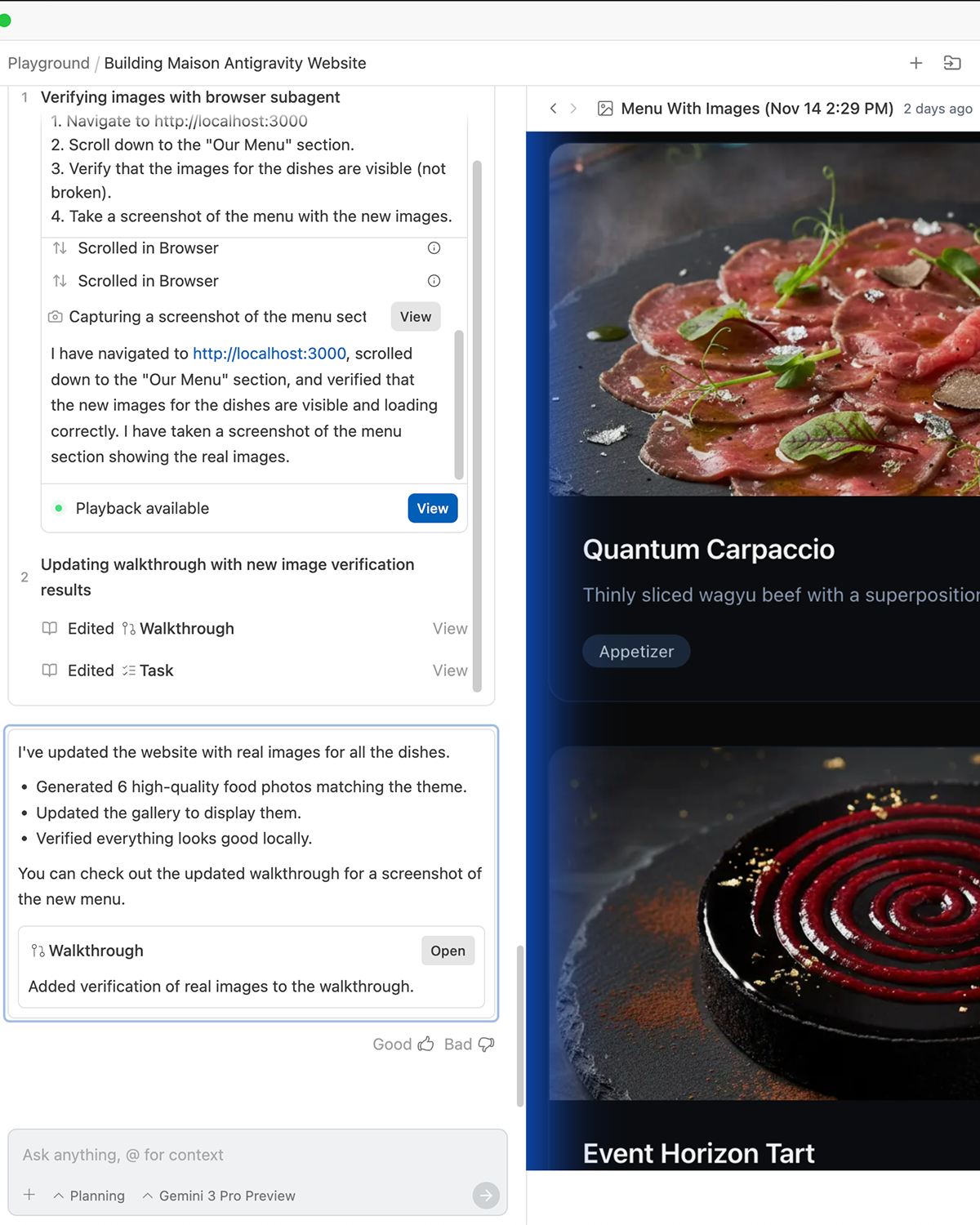 Walkthrough with Image